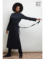 Dámský s dlouhým rukávem deep black model 22448992 - NEOBLU Dámský s dlouhým rukávem deep black model 22448992 - NEOBLU