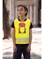 Korntex FUN Detská bezpečnostná vesta 76.FUNY hi vis yellow/elephant Korntex FUN Detská bezpečnostná vesta 76.FUNY hi vis yellow/elephant
