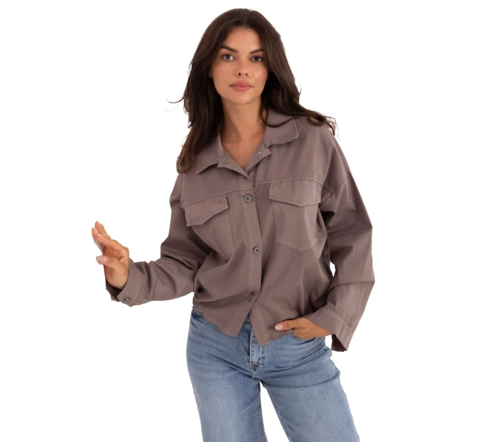 IT KS košeľa FL9273.86 dark lilac IT KS košeľa FL9273.86 dark lilac