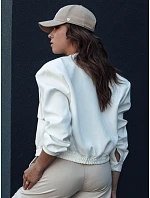 Dámská bunda bomber model 22106352 smetanová - FashionStreet