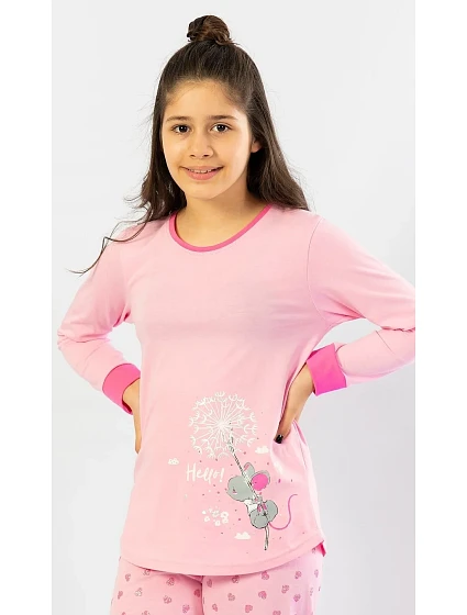 Dětské pyžamo dlouhé Malá model 22408654 - Vienetta Kids