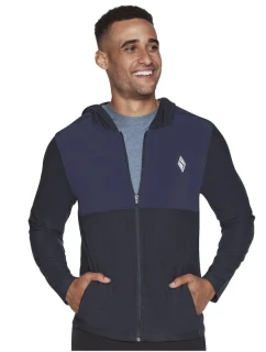 Ultra Go Lite mikina s kapucí model 21387431 Navy Blue M - Skechers