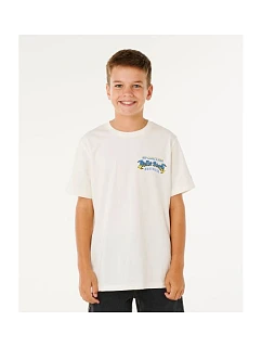 Koszulka chłopięca RIP CURL Rip Curl Pro 26 Tee - Boys biała dětské