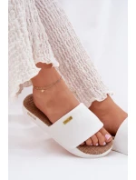 Klapki Damskie Big Star RR274A103 Białe Klapki Damskie Big Star RR274A103 Białe