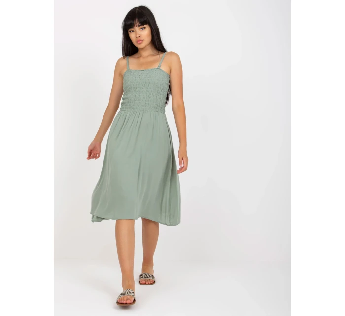 Sukienka model 21156163 pistacjowy - FPrice Sukienka model 21156163 pistacjowy - FPrice