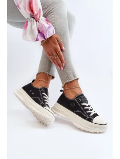 Dámske tenisky na pevnej podrážke Big Star Black