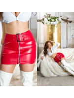 Sexy Koucla leatherlook skirt with zip
