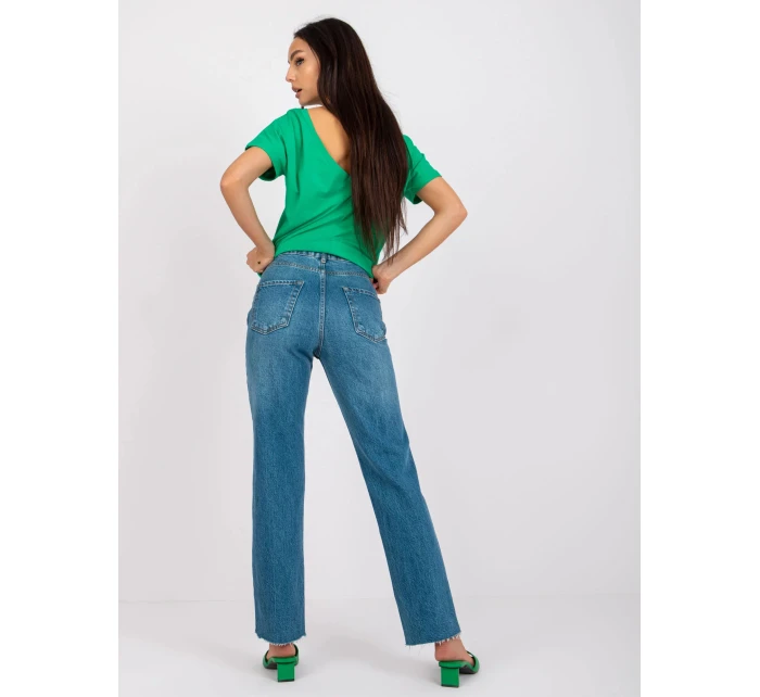 Dámske nohavice RO SP PNT N03.37 Jeans-modrá - FPrice