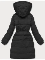 Dámska zimná páperová bunda čierna (CAN-865)
