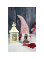 DÁMA ŠKRIATOK S HUŇATÝM KLOBÚKOM 45+36CM