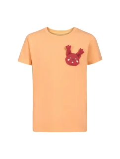 Detské bavlnené tričko NAX NAX OMESO peach