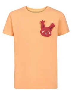 Detské bavlnené tričko NAX NAX OMESO peach