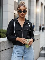 Dámska prechodná bunda FERTI čierna FashionStreet TY4304