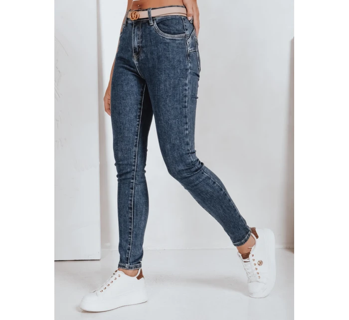 Dámske modré push up džínsy FashionStreet UY2783