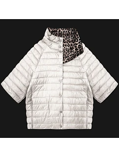 Dámska bunda s 3/4 rukávmi Goodlookin ecru/panther (M6-6308-12)