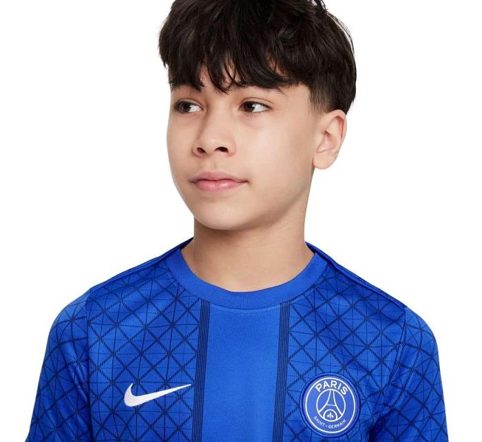 PSG Academy Pro Home dětské tričko modré model 22054329 - NIKE PSG Academy Pro Home dětské tričko modré model 22054329 - NIKE