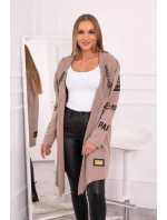 Dámsky kardigán - béžový