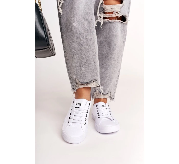 Dámske módne tenisky Big Star - biele Dámske módne tenisky Big Star - biele