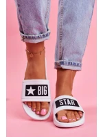 Dámske módne papuče Big Star - biele