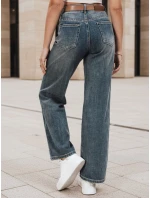 Dámské džínové kalhoty s širokými nohavicemi modré Dstreet model 21992649 - FashionStreet