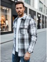 Pánská černobílá kostkovaná košile Dstreet model 21994105 - FashionStreet Pánská černobílá kostkovaná košile Dstreet model 21994105 - FashionStreet