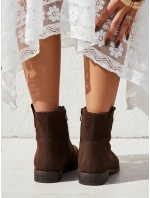 Botki damskie brązowe Dstreet model 21998269 - FashionStreet