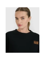 Dámské tričko oversize s potiskem a dlouhým rukávem model 21434571 - 4F Dámské tričko oversize s potiskem a dlouhým rukávem model 21434571 - 4F