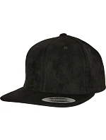 Flexfit 6089SU/6089CH 6-panelová snapbacková čiapka „Suede“ 55.689S čierna Flexfit 6089SU/6089CH 6-panelová snapbacková čiapka „Suede“ 55.689S čierna