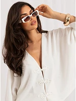Sweter MI SW model 22340842 ecru - FPrice Sweter MI SW model 22340842 ecru - FPrice