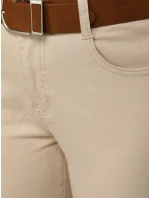 Jeansy damskie mom fit z wysokim stanem beżowe model 22014084 - FashionStreet