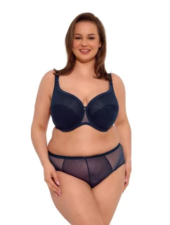 Polomäkká podprsenka Gaia BSM 1058 Sonia Navy blue maxi