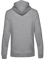 B&C Inspire Hooded_° Pánska mikina s kapucňou 01.U33B melírovaná sivá