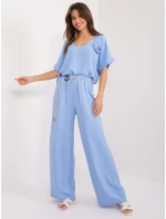 Spodnie DHJ SP model 19760094 jasny niebieski - FPrice Spodnie DHJ SP model 19760094 jasny niebieski - FPrice