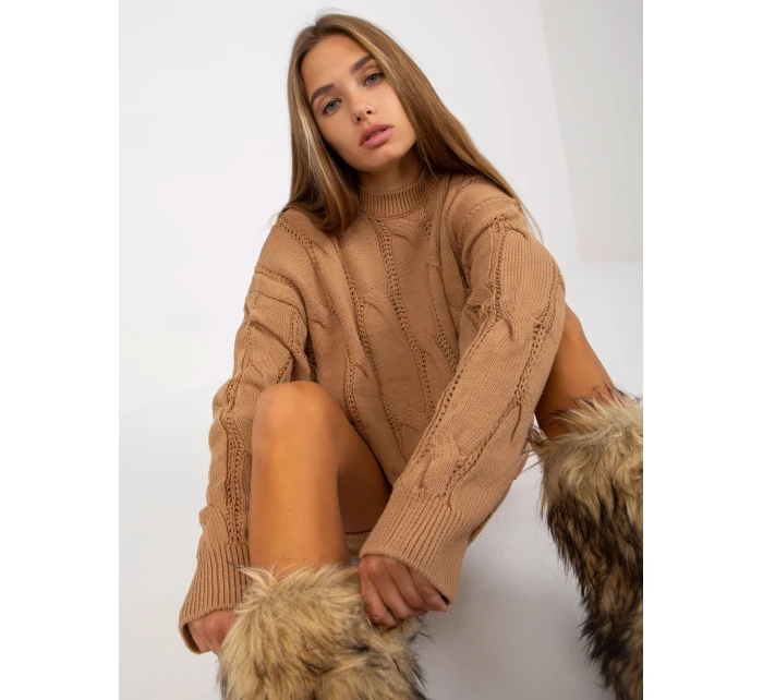 Dámsky sveter LC SW 0297 ťava