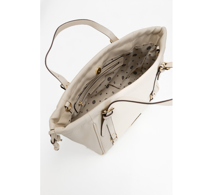 Monnari Bags Dámska kabelka s ozdobnými popruhmi White