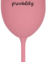 MAMINKA MIMO PREVÁDZKY - ružový pohár na víno 350 ml
