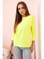 Dámska blúzka 51228 žltá - Kesi