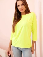 Dámska blúzka 51228 žltá - Kesi
