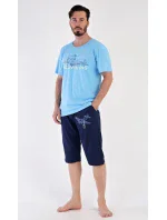Pánske pyžamo bermudy Lietadlo