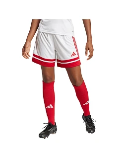 Dámske šortky adidas Squadra 25 červeno-biele JJ0020 women