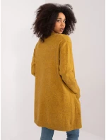 Sweter PM SW model 21302236 ciemny żółty - FPrice Sweter PM SW model 21302236 ciemny żółty - FPrice