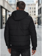 Pánská prošívaná bunda černá Dstreet model 21995316 - FashionStreet