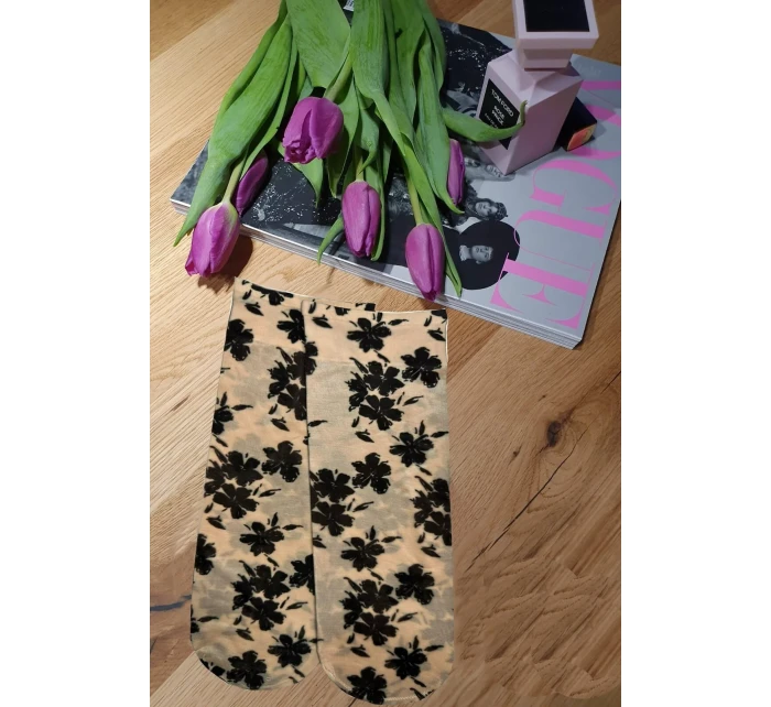 Dámske vzorované ponožky Magnetism lycra 20 den