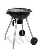 GUĽOVÝ ZÁHRADNÝ GRIL REX STEEL 46CM S POPOLNÍKOM