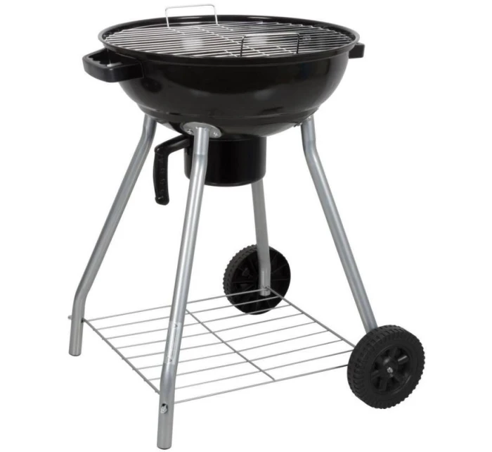 GUĽOVÝ ZÁHRADNÝ GRIL REX STEEL 46CM S POPOLNÍKOM