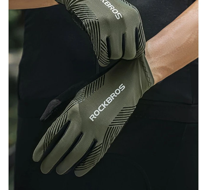 Cyklistické rukavice  velikost: S zelené model 22083558 - Rockbros