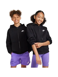 Detská mikina Nike Sportswear Club Fleece Black FD3004 010