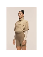 Dámská bunda CASALL Active Short Sleeve Track Jacket, barva písková