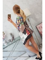 model 18748165 šaty vázané v pase cappuccino - K-Fashion model 18748165 šaty vázané v pase cappuccino - K-Fashion