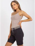 Šortky model 17356259 grafitové - FPrice Šortky model 17356259 grafitové - FPrice